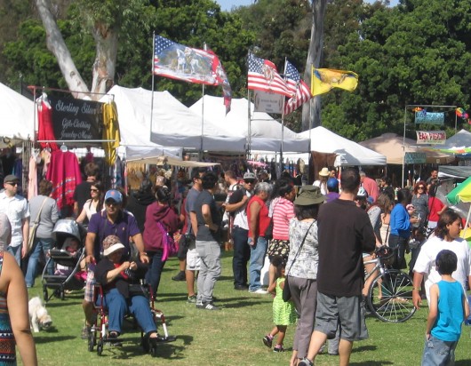 Big crowd at American Indian Heritage Pow Wow.