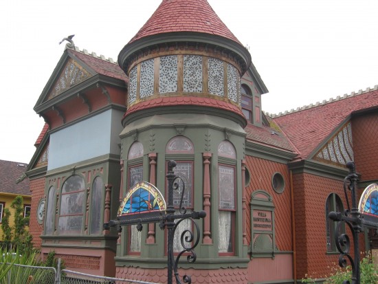 Villa Montezuma is a Queen Anne Victorian mansion.