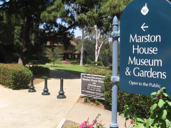 Marston House Museum and Gardens in a corner of Balboa Park.