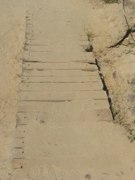 The Beach Trail is often covered in fine sand.