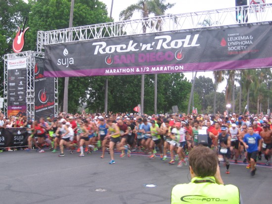 San Diego Rock 'n Roll full marathoners go!
