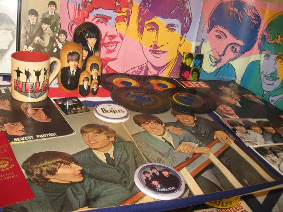 Home and Hobby exhibition includes many Beatles collectibles.