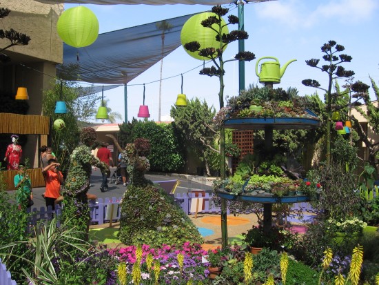 Fun, whimsical display at the popular Garden Show.