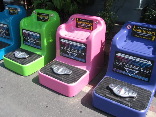 Here are the good old Footsie Wootsie machines!