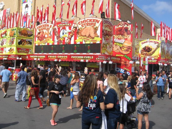 Chicken and waffles, fried Oreos, zucchini curls!