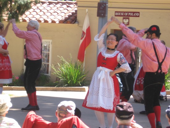 Dancers from House of Austria in Balboa Park.
