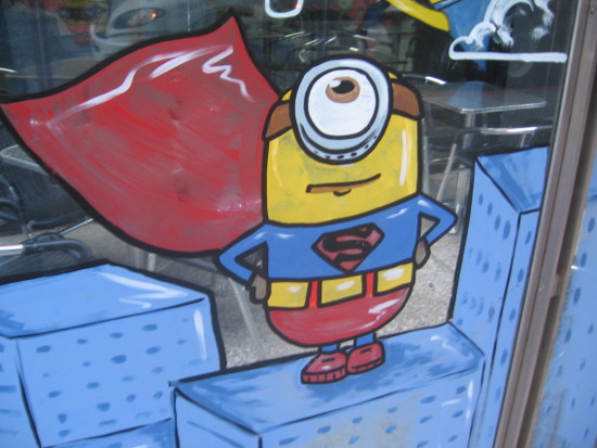 A truly despicable Minion tries acting like Superman for a change.
