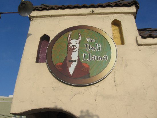 The Deli Llama is wearing his elegant best.