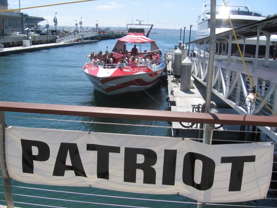 The Patriot speed boat is fit for the occasion.