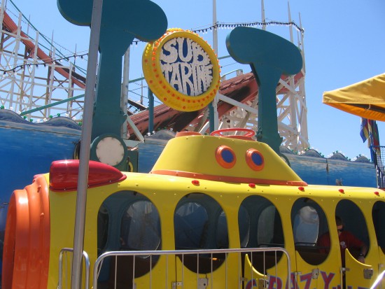 This yellow submarine requires no water!