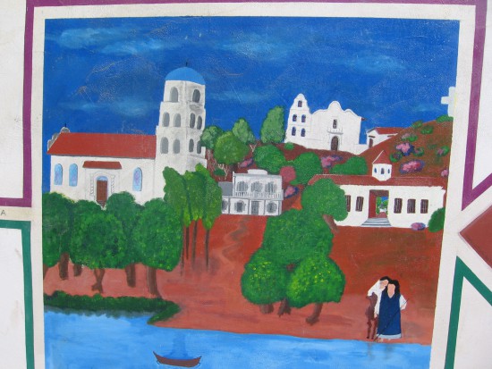 A combination of various old historic buildings.