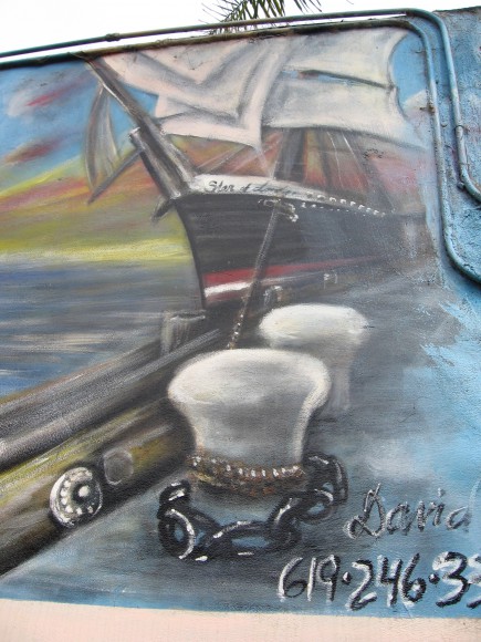 Star of India tied to dock at Embarcadero.