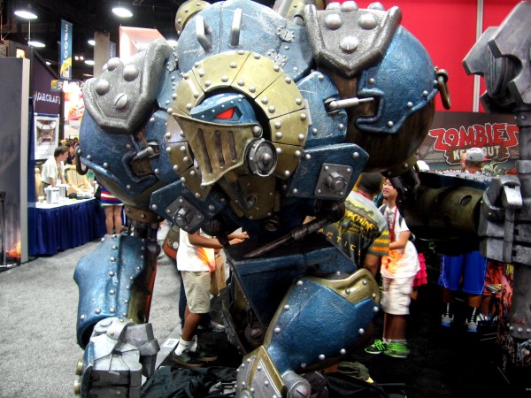 Models of science fiction and fantasy characters were everywhere.