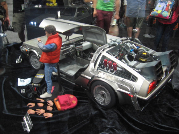 I spotted the DeLorean from Back to the Future!