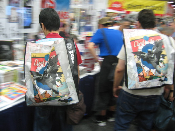 Swag bags were handy for 2014 San Diego Comic-Con Preview Night.