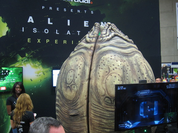 Huge Alien pod was an isolation chamber for video game players.