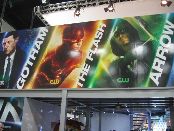 Warner Bros. was promoting their superheroic television lineup.
