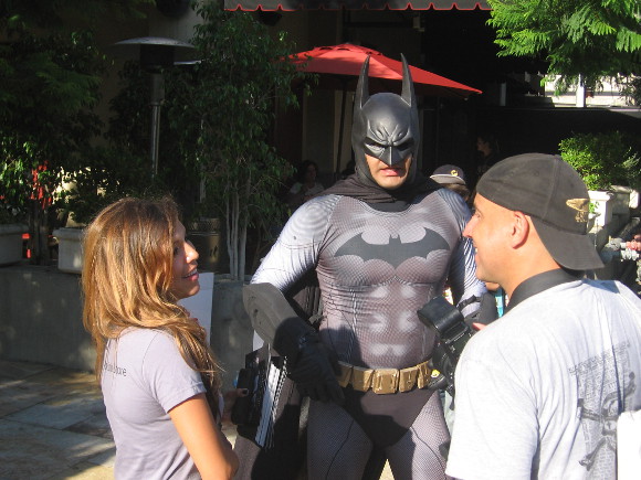 Oh my goodness! That might be the real Dark Knight facing me!