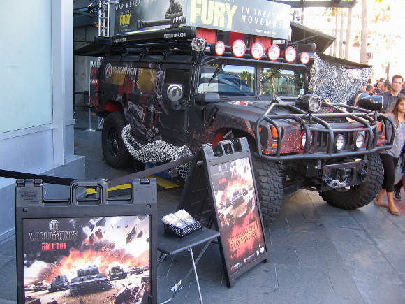This tough vehicle is from the upcoming Brad Pitt movie Fury.