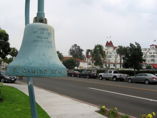 I even found an El Camino Real bell near the Hotel del Coronado!