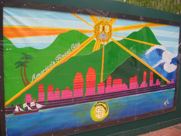 Another interpretation of the San Diego skyline.