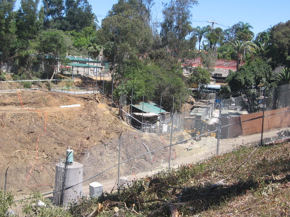 Canyon between Old Globe, art museum and zoo has been mostly unused.