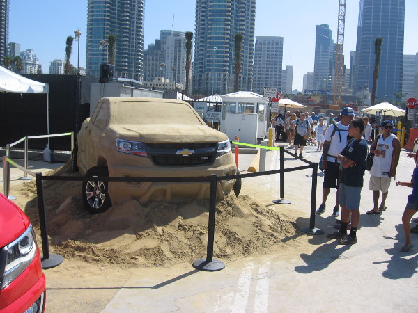 The fun event on the B Street Pier was sponsored in part by Chevrolet.
