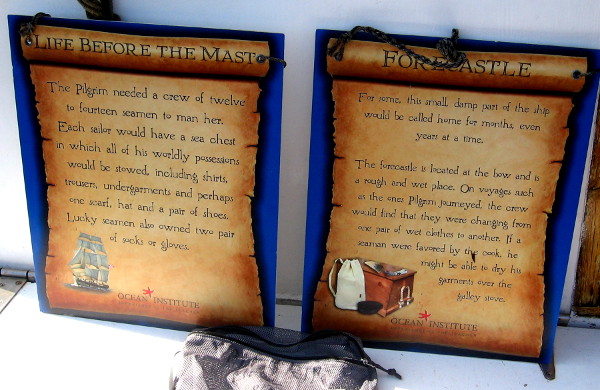 The Pilgrim needed a crew of twelve to fourteen seamen to man her.