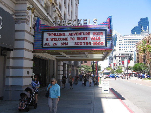 Gazing west down Broadway on another sunny day.