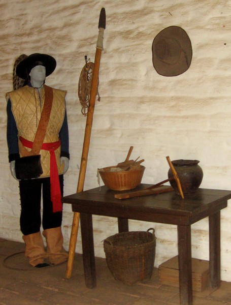 House was built by a soldier from nearby presidio.