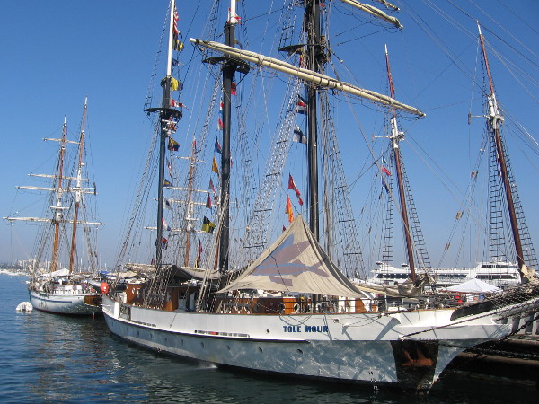The Tole Mour takes students out to the Channel Islands as a school ship.