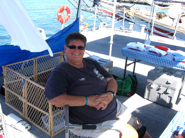 Sally has been a crew member from almost the beginning--22 years!