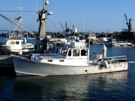 This typical small boat is part of the large local fishing fleet.