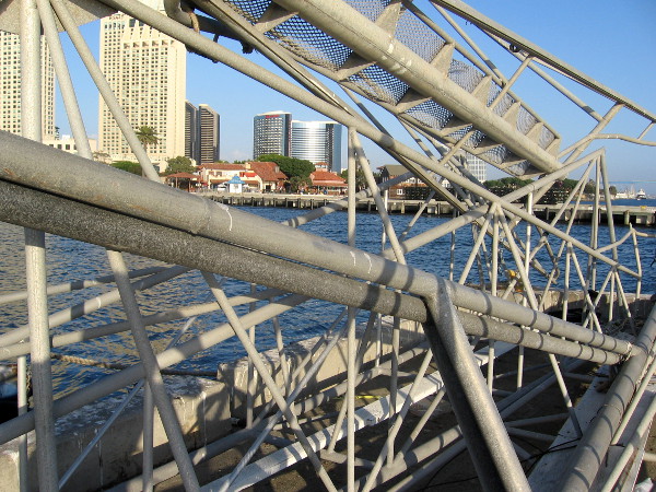 Another delightful tangle on the wonderfully untidy pier.