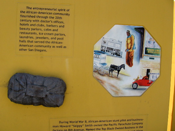 Cast metal parachute recalls the Top Black Owned Business in the United States.