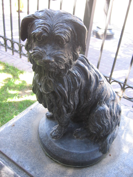 Greyfriars Bobby, town dog of Edinburgh, Scotland.