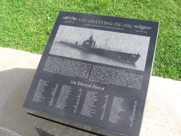 USS Grayling (SS-209) on eternal patrol.