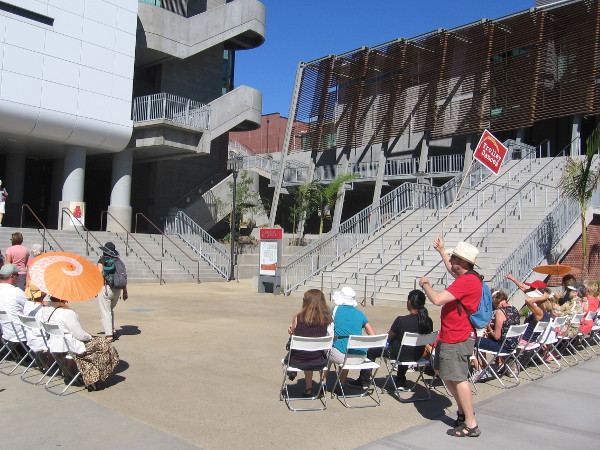 Audience gets ready to watch the third dance of the 2014 Trolley Dances.