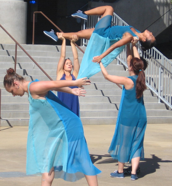 Dancers perform many athletic, amazing moves.