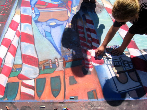 Santa Fe Christian High School students were creating some fun, inspired art!