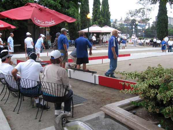 Watching the action on a lazy, perfect San Diego weekend.