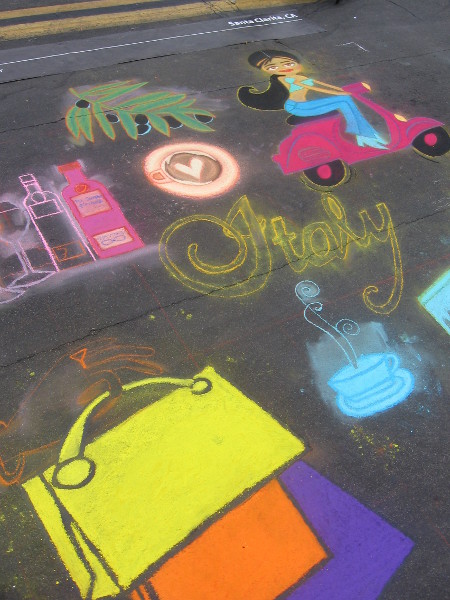 Tiffany Garza is the daughter of Tonie! Her chalk art is really fun!