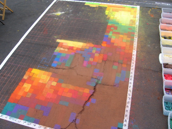 Washington Elementary STEAM Magnet School is half finished an hour before Festa opens.