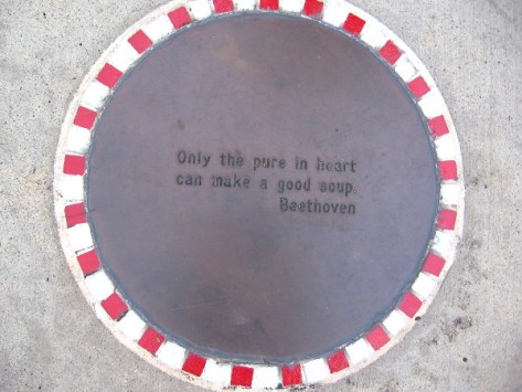 Only the pure in heart can make a good soup. --Beethoven.