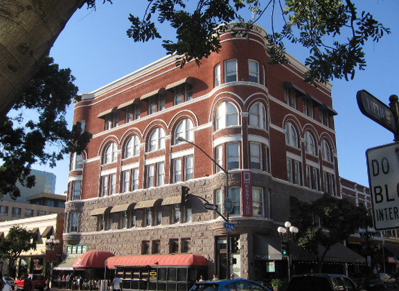 Keating Building is an important landmark in San Diego’s Gaslamp Quarter.