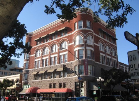 Keating Building is an important landmark in San Diego’s Gaslamp Quarter.
