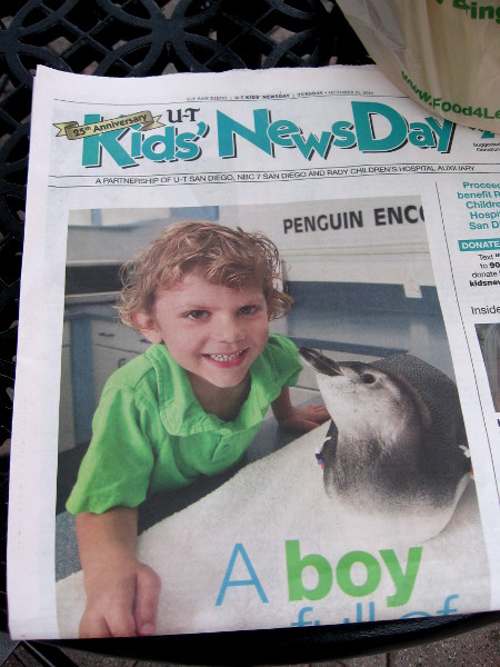 Kid's NewsDay helps raise funds for Rady Children's Hospital in San Diego.