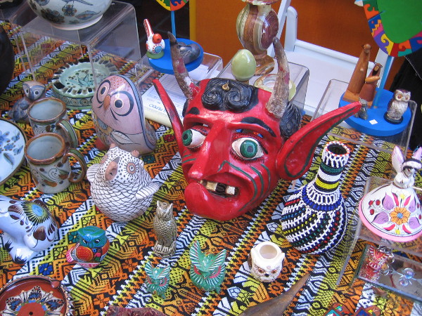Ethnic and folk crafts and ornaments are abundant at Bazaar del Mundo.
