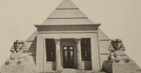 The Cawston Ostrich Farm was an Egyptian pyramid-shaped amusement on the Isthmus, a section of the expo popularly called the fun street.