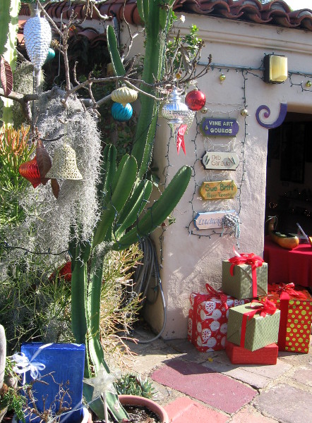 Presents, ornaments and cacti in Balboa Park's Spanish Village!